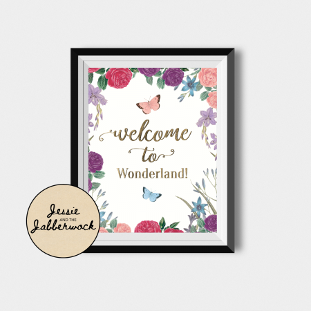 Alice in Wonderland Invite Alice in Wonderland Invite