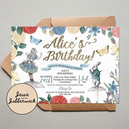 Floral Wonderland Invite Floral Wonderland Invite