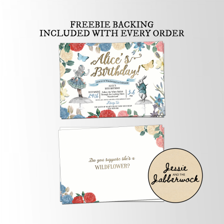 Floral Wonderland Invite Floral Wonderland Invite