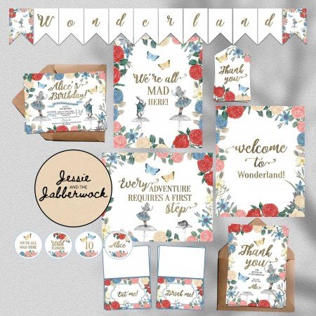 Floral Wonderland Invite Floral Wonderland Invite