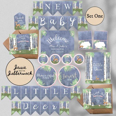 Little Deer Woodland Invite Little Deer Woodland Invite