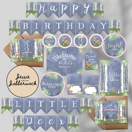 Sweet Little Deer Invite Sweet Little Deer Invite