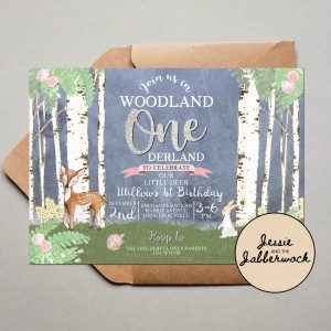 Woodland ONEderland, Little Deer Invite