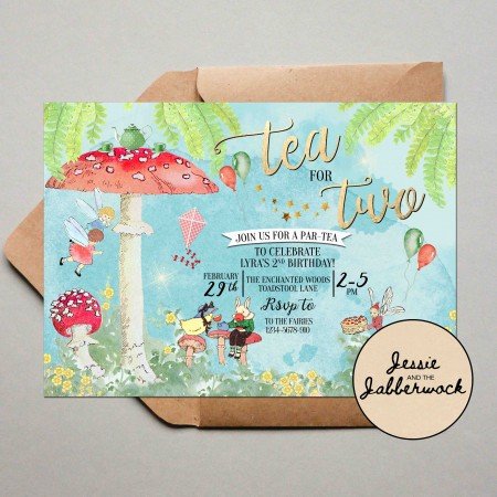 Tea for TWO Par-tea Invite