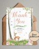 Floral Little Deer 1st Birthday Invite Floral Little Deer 1st Birthday Invite