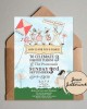 Vintage Pinwheel Invite Vintage Pinwheel Invite
