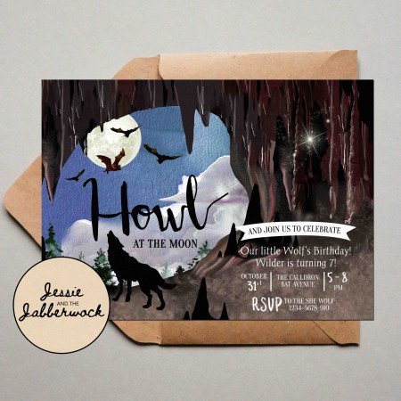 Wolf & Bats Invite Wolf & Bats Invite